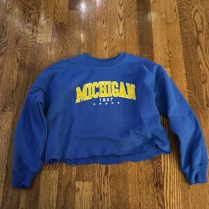 Prince Peter Girl’s Michigan 1837 Blue Sweatshirt Size Medium